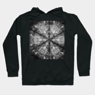 Magical black and white mandala 007 Hoodie